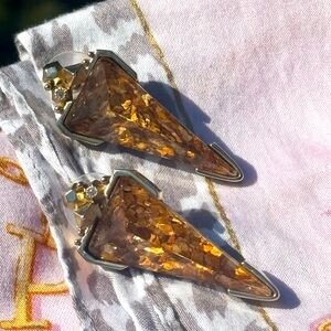 Kendra Scott gold earrings